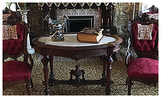 Antique Furniture Inside Mansion